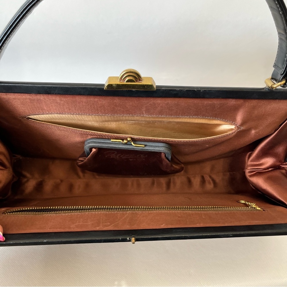 Vintage Palizzio Brown Retro Pocketbook - Picture 7 of 13